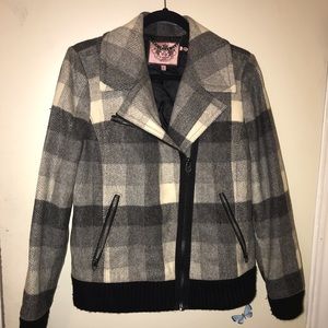 Plaid bomber jacket